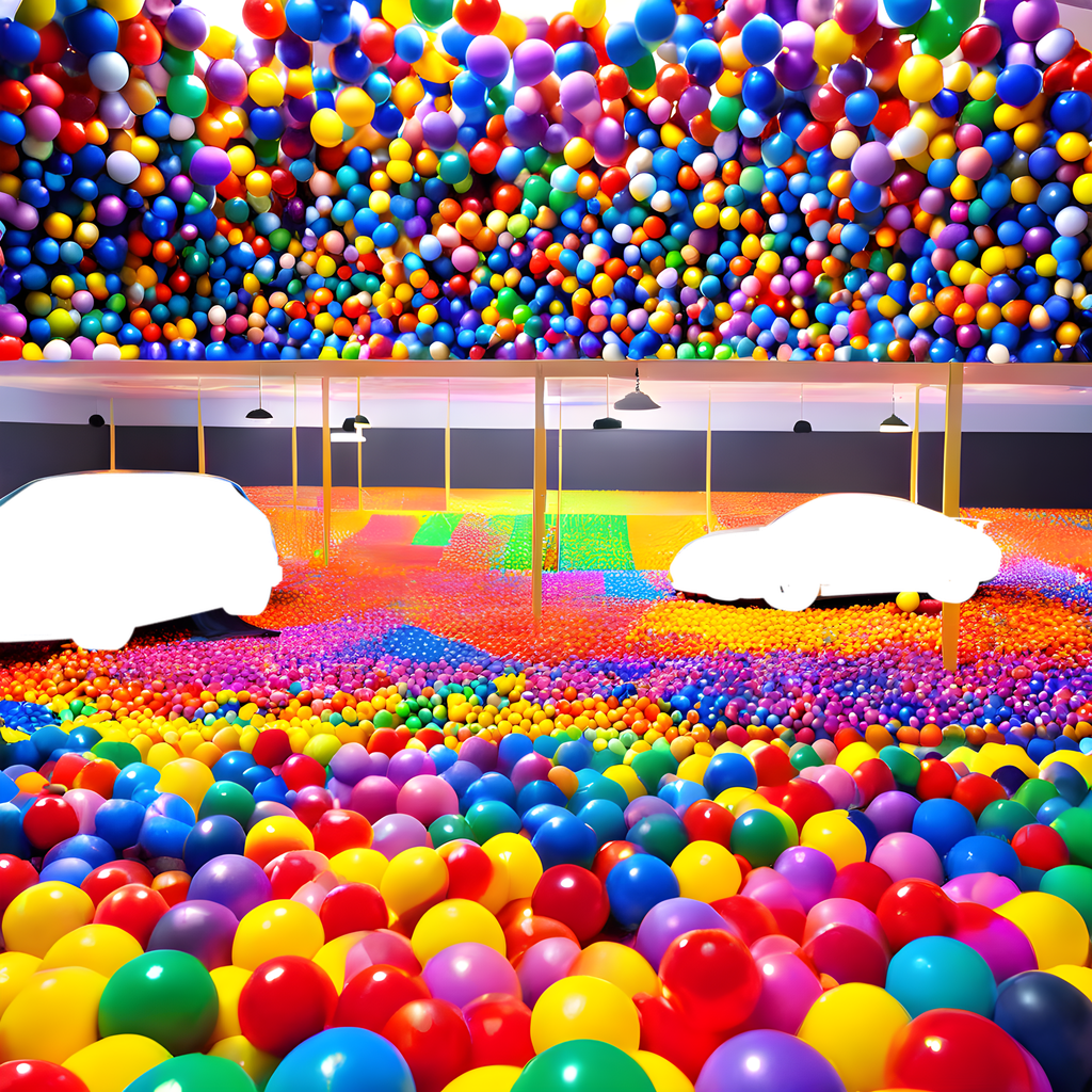 Ball Pit environment variant, Halle 2 scene