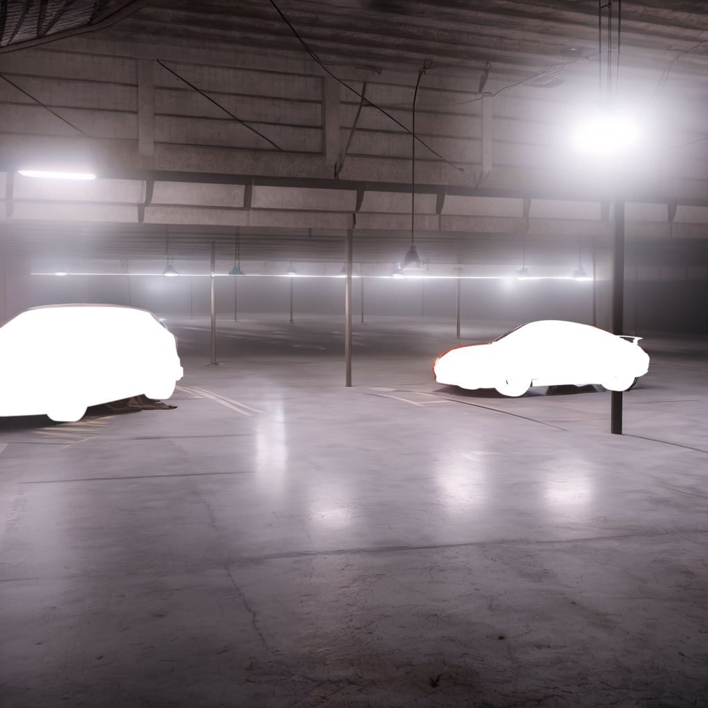 Noir environment variant, Halle 2 scene